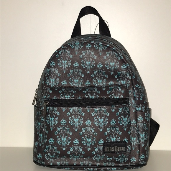 Disney Haunted Mansion Loungefly Mini Backpack - Picture 2 of 7